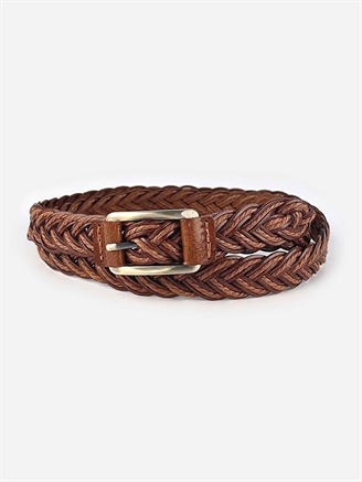 Plissé Copenhagen Pheobes belt One Size Cognac